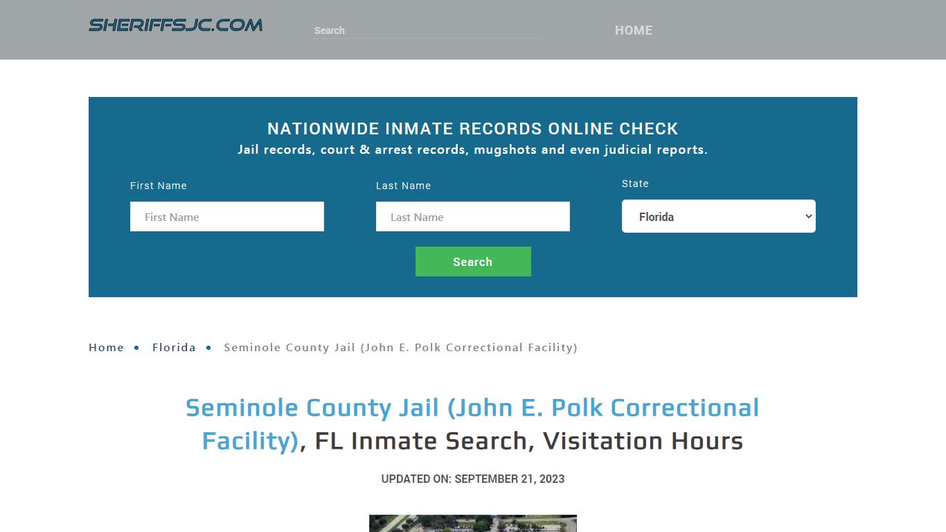 Seminole County Jail (John E. Polk Correctional Facility), FL Inmate ...